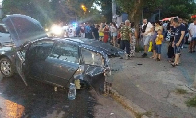 ДТП на посёлке Котовского: автомобиль разорвало на части