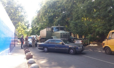В Одессе произошло ДТП  участием армейской пушки 