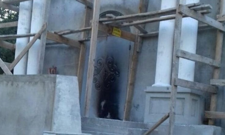 В Аккермане пытались поджечь строящийся храм (ФОТО)