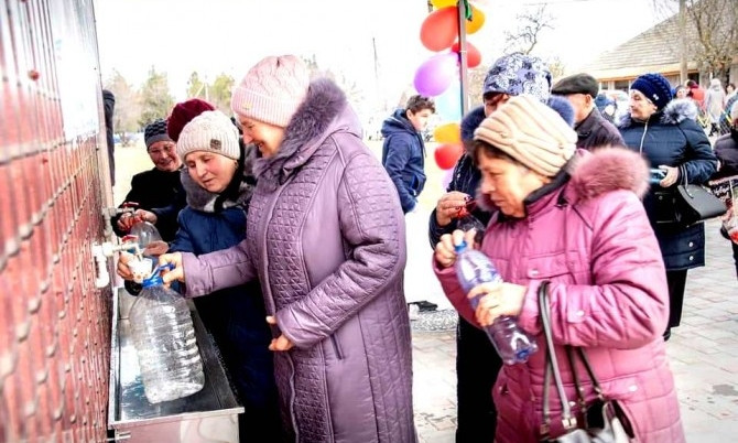 В Одесской области открыли бювет в селе, где никогда ни было питьевой воды