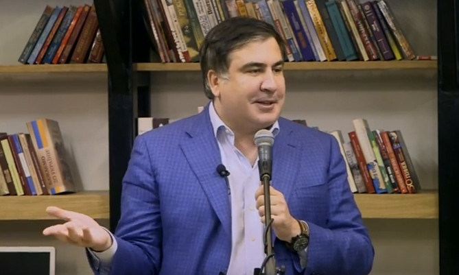 В Одессе Михеил Саакашвили признался, что его развели 