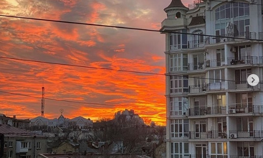 Вечер подарил Одессе невероятно красивый закат 
