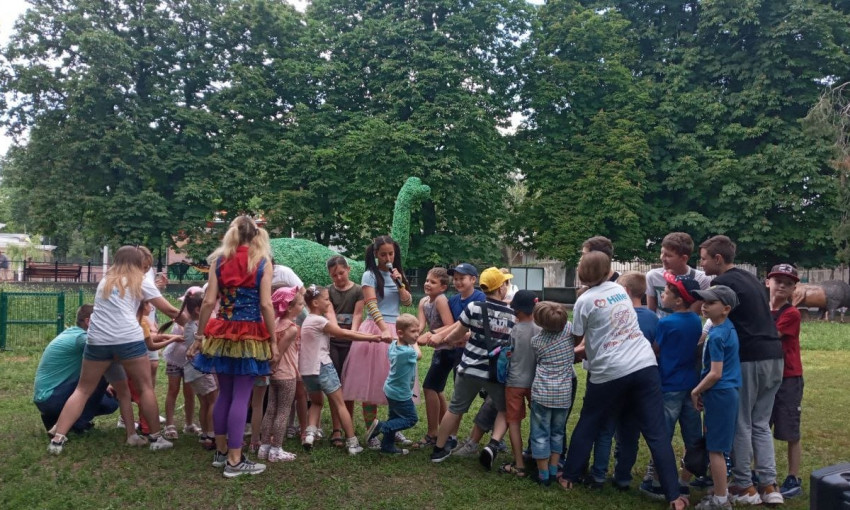 В Одесском зоопарке устроили детский праздник 