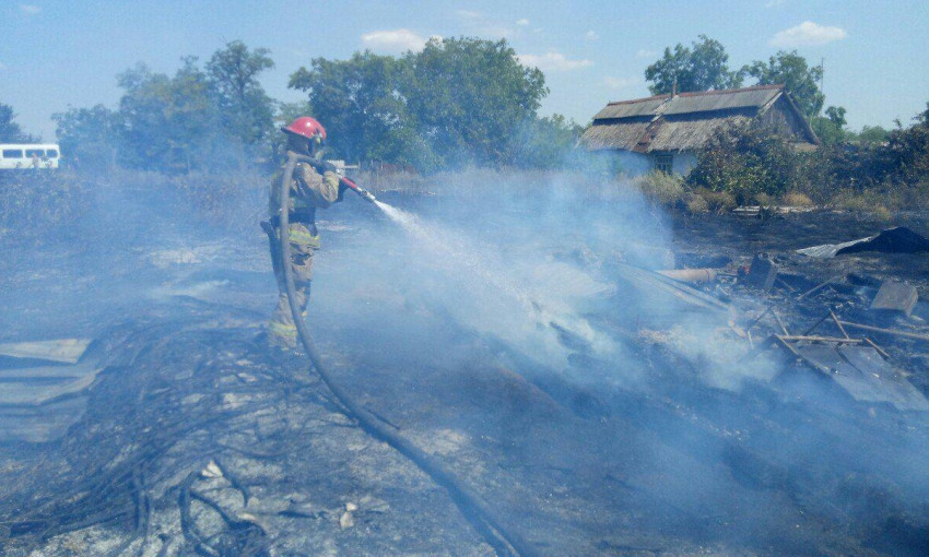 В Одесской области пожар унёс человеческую жизнь (ФОТО)