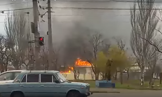 Видео: В Одессе горел недострой