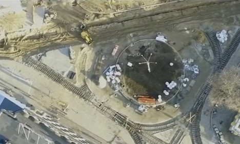 Реконструкция: смотрите видео Тираспольской площади  с высоты птичьего полёта