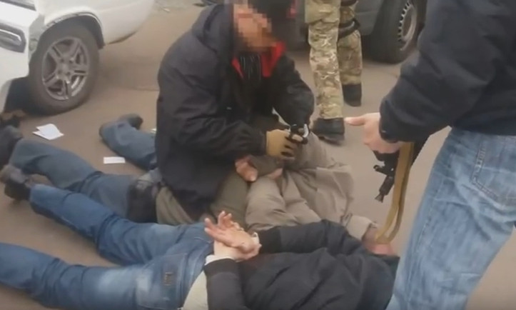 Появилось видео задержания готовивших  теракты диверсантов