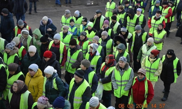 В Одессе работники "Седьмого километра" вышли на митинг за повышение зарплат (ФОТО)