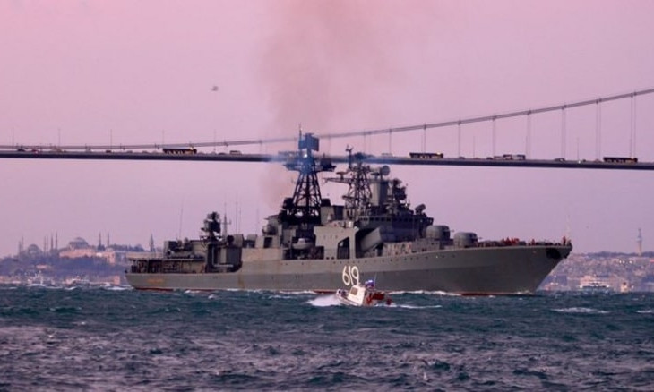 В Чёрное море вошёл корабль, который «относится к основной ударной силе ВМФ РФ в дальней морской зоне»