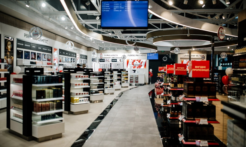 В Одесском аэропорту появился первый в стране магазин Duty Free