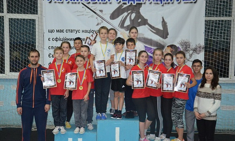 Юные одесситы завоевали золотые медали на Кубке Украины по ушу-саньшоу
