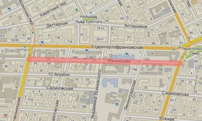 Водителям на заметку: по улице Мечникова три месяца нельзя будет ездить