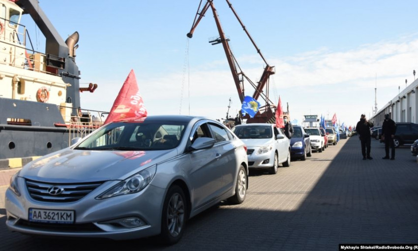 В Одессе остановили автопробег ОПЗЖ 