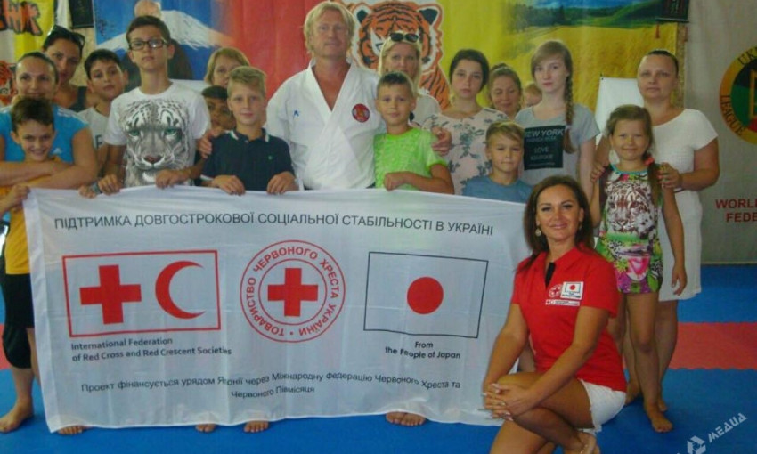 В Одессе прошла тренировка для детей из зоны АТО
