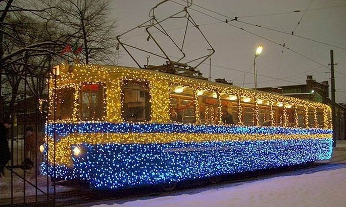 В Одессе пройдет Рождественский парад трамваев 
