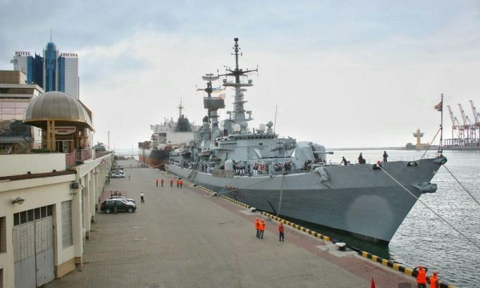 В Одесский порт зашло итальянское военное судно