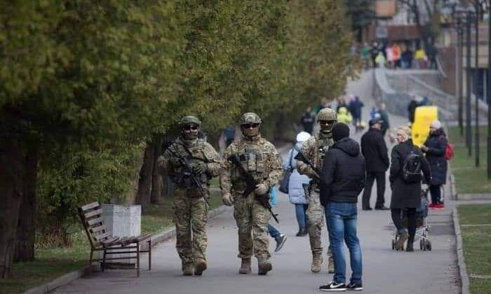 День выборов: Одессу усиленно патрулируют бойцы СБУ