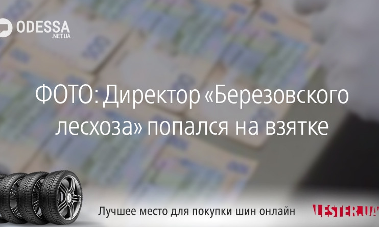 ФОТО: Директор «Березовского лесхоза» попался на взятке
