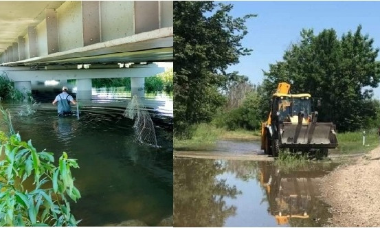 Специалисты из Молдовы помогли в защите от паводка трассы Одесса-Рени 