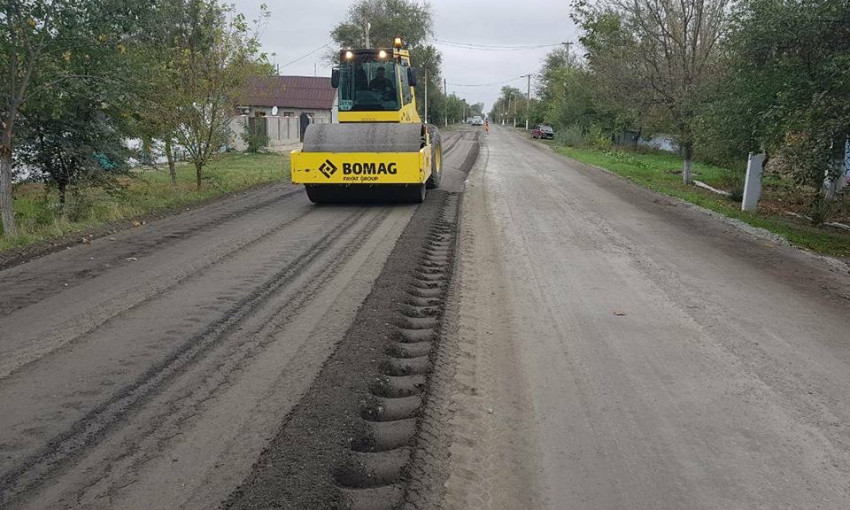 В одесской области идет к завершению ремонт дороги