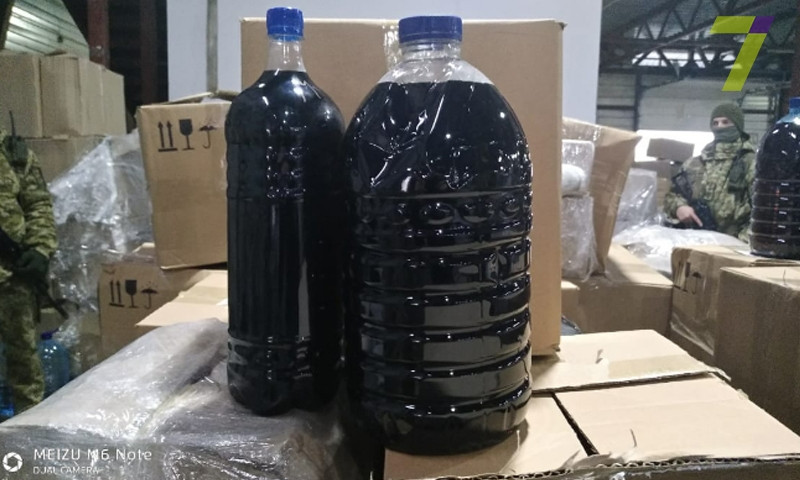 В Одесскую область почтой пытались доставить почти 5 тысяч литров контрафактного алкоголя
