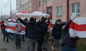 Белорусы продолжили протесты в новом году 