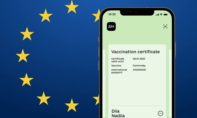 Для всех пользователей «Дія» на IOS стали доступны COVID-сертификаты 