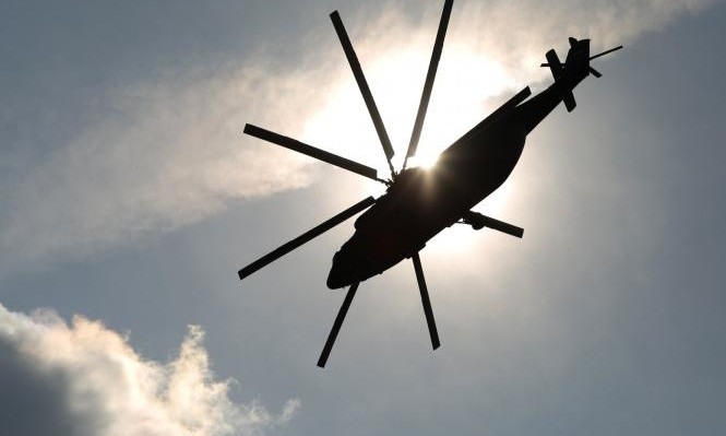 Российский вертолет вторгся на территорию Украины 