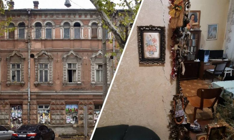 В Одессе сносят историческое здание – в соседнем доме потрескались стены 