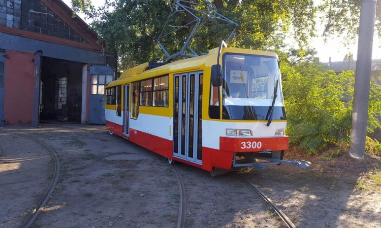 В Одессе запустят частично низкопольный трамвай