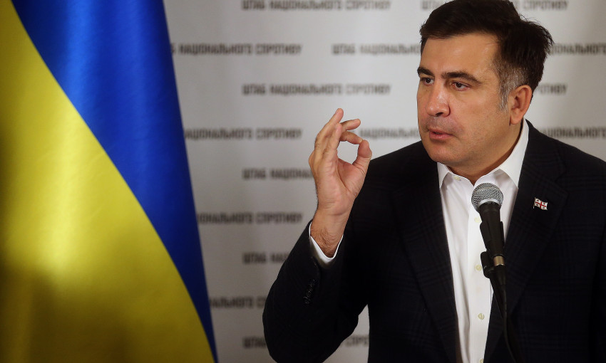 Не многочисленная публика в Одессе встречала экс-губернатора Саакашвили