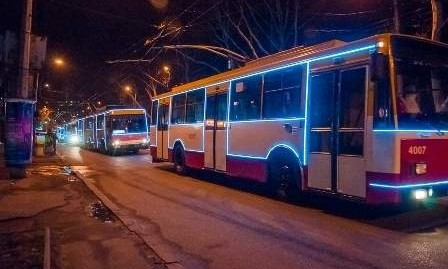 Как будет работать одесский общественный транспорт в Новогоднюю ночь