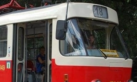 Из-за аварии временно не ходят трамваи №18