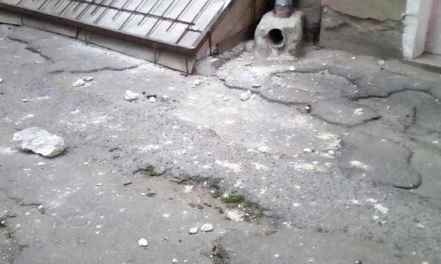 В Одессе в очередной раз обвалился фрагмент здания