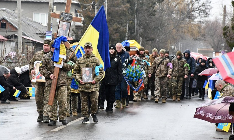 В Березовке на Одещине попрощались с павшим Героем