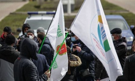 В Одессе протестуют работники рынка 