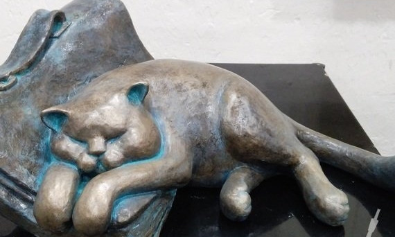В Одессе похитили скульптуру кота Мориса (ФОТО)