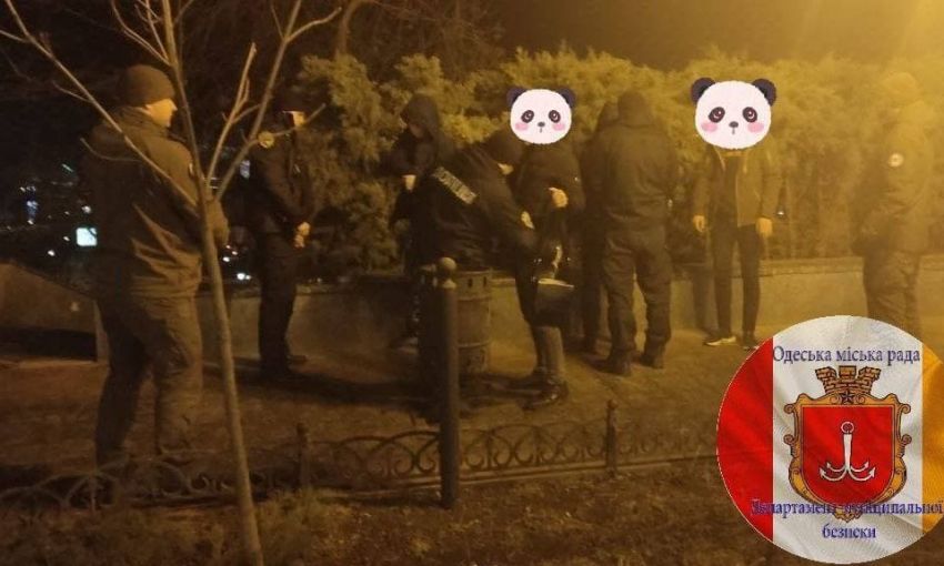 В центре Одессы задержали группу любителей ночной стрельбы в воздух