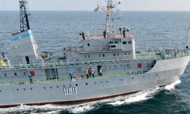Военный корабль «Балта» вернулся в Одессу