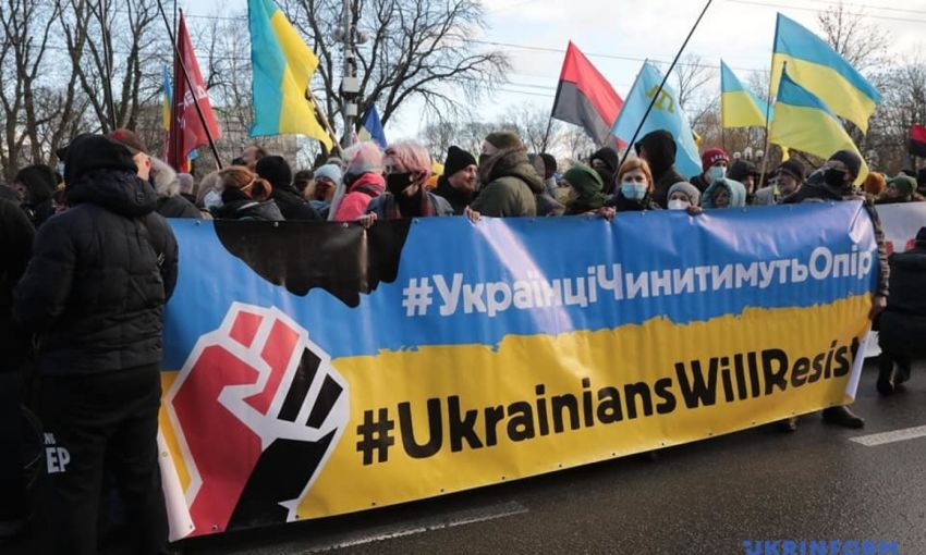 Скажем «нет» Путину: в Киеве прошел Марш единства за Украину