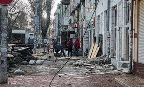 В Херсоне из-за обстрелов российской артиллерией разрушена часть водопровода