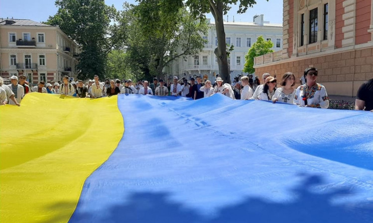В Одессе прошёл «Мегамарш вышиванок»