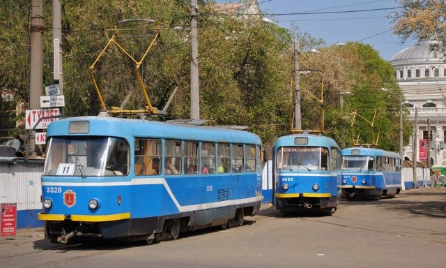 В Одессе приостановлено движение трамваев 5-го и 28-го маршрутов