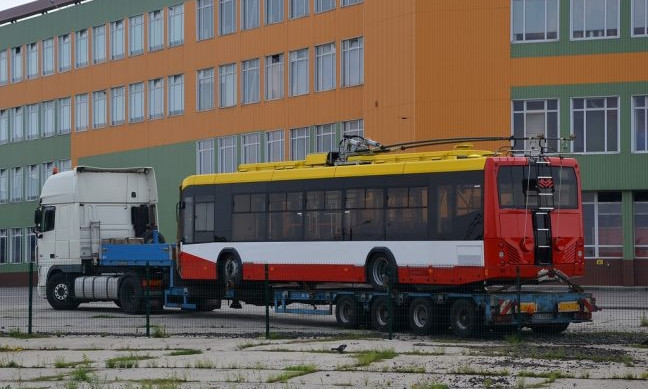 Закупленный для Одессы троллейбус замечен на Волыни