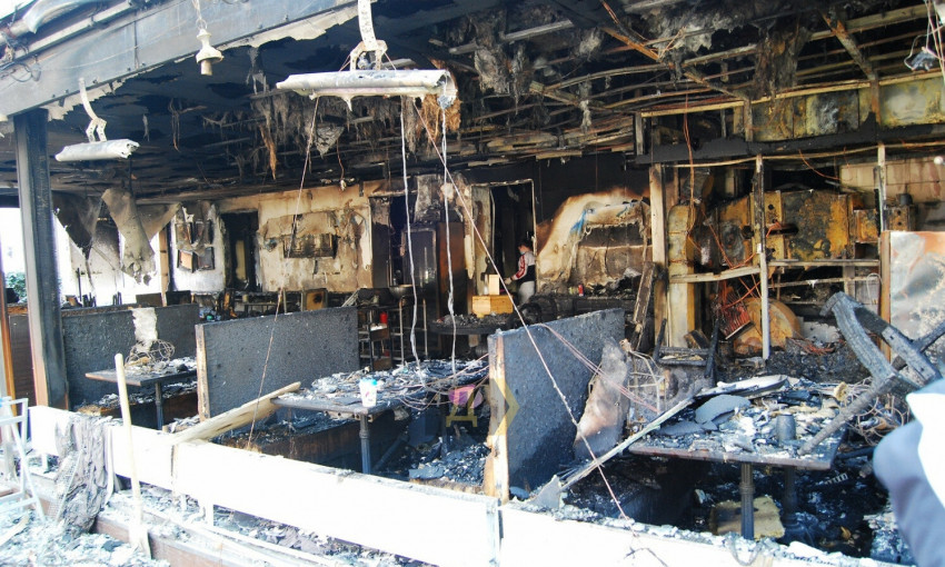 Пожар в одесском ресторане: назван источник возгорания