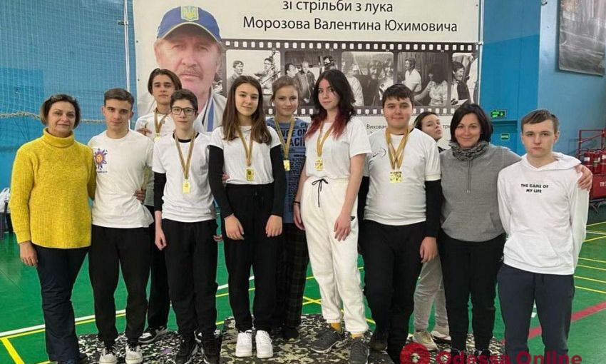 Одесские юниоры завоевали престижные медали всеукраинского турнира по стрельбе с лука