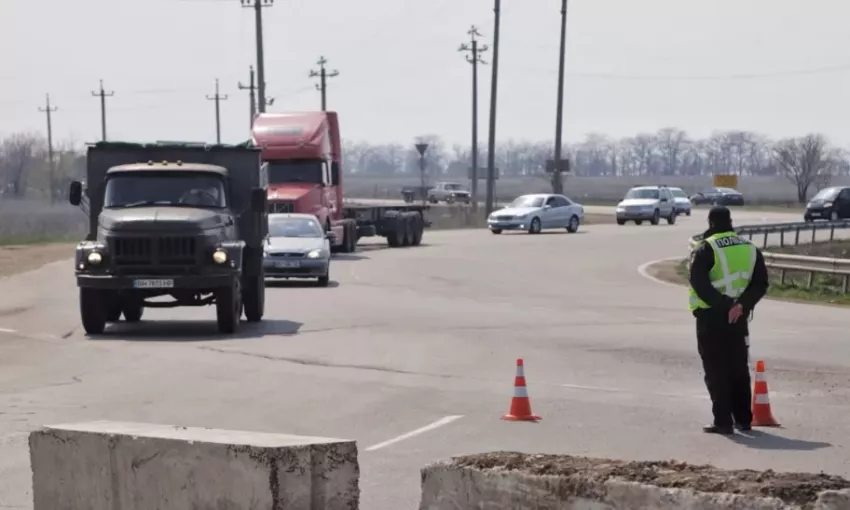 Блокпост на границе Одесской области «для галочки»: как проверяют въезд