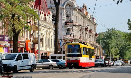 По Преображенской и Софиевской вновь прошли трамваи (ФОТО)