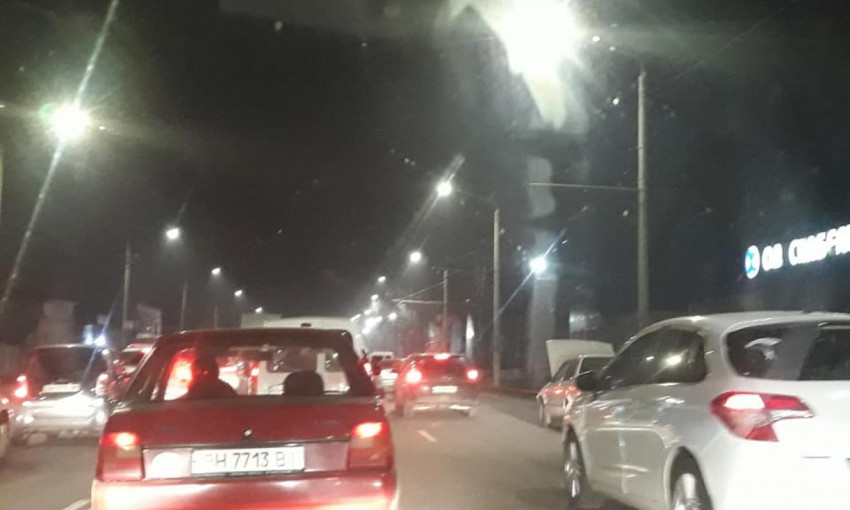 Авария на Николаевской дороге вызвала 4-часовый транспортный коллапс