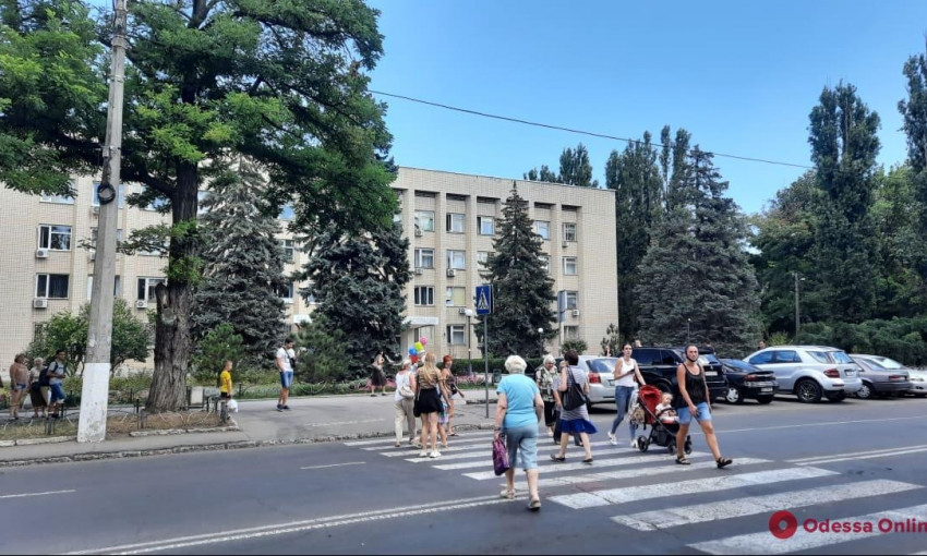 В Одессе горожане устроили протест 